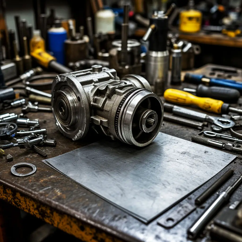 Процесс восстановления изношенного штока гидроцилиндра методом напыления ДИМЕТ на ремонтном станке